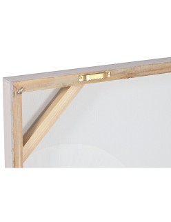 Cuadro Home ESPRIT Blanco Beige Círculos Escandinavo 80 x 3 x 80 cm (2 Unidades)
