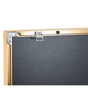 Cuadro Home ESPRIT Negro Dorado Africana 80 x 3,5 x 80 cm (2 Unidades)