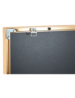 Cuadro Home ESPRIT Negro Dorado Africana 80 x 3,5 x 80 cm (2 Unidades)
