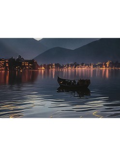 Painting Home ESPRIT Printed 150 x 0,4 x 100 cm