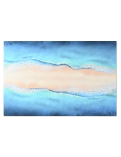 Cuadro Home ESPRIT Azul Beige Impreso 150 x 0,4 x 100 cm