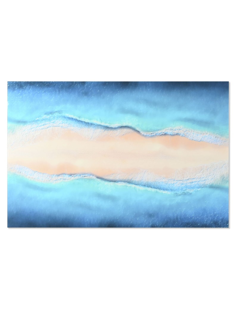 Cuadro Home ESPRIT Azul Beige Impreso 150 x 0,4 x 100 cm