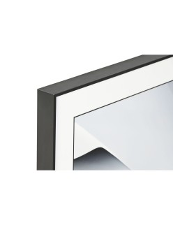 Cuadro Home ESPRIT Blanco Negro Abstracto Moderno 80 x 3,5 x 80 cm (2 Unidades)