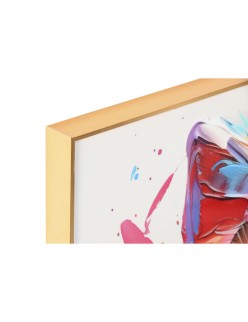Cuadro Home ESPRIT Moderno Gato 80 x 3,5 x 80 cm (2 Unidades)