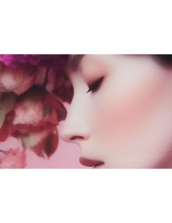 Painting Home ESPRIT Pink Printed 150 x 0,4 x 100 cm