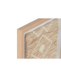 Cuadro Home ESPRIT Blanco Natural Escandinavo 40 x 3 x 40 cm (2 Unidades)