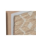 Cuadro Home ESPRIT Blanco Natural Escandinavo 40 x 3 x 40 cm (2 Unidades)