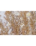 Pintura Home ESPRIT Azul Dourado Praia Mediterrâneo 80 x 3 x 80 cm (2 Unidades)