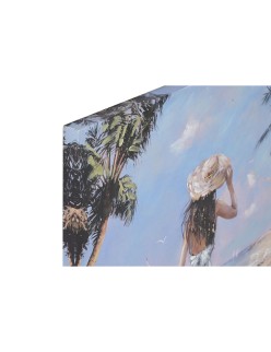 Pintura Home ESPRIT Mediterrâneo 70 x 3 x 100 cm (2 Unidades)