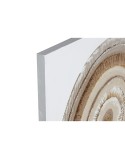 Cuadro Home ESPRIT Beige Natural Círculos Escandinavo 80 x 3 x 80 cm (2 Unidades)