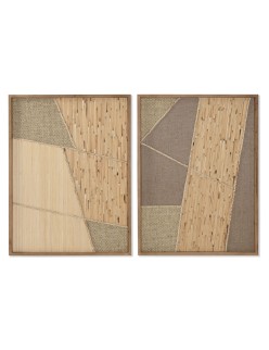 Cadre Home ESPRIT Naturel Scandinave 60 x 3 x 80 cm (2 Unités)