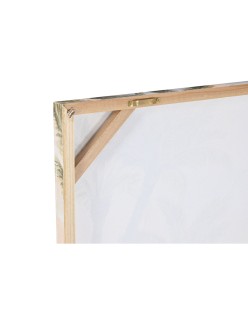 Painting Home ESPRIT Blue Green Beach Mediterranean 80 x 3 x 80 cm (2 Units)