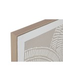 Cuadro Home ESPRIT Blanco Beige Círculos Urbano 122 x 4,5 x 62 cm (2 Unidades)