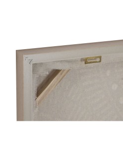 Cuadro Home ESPRIT Blanco Beige Círculos Urbano 122 x 4,5 x 62 cm (2 Unidades)