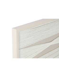 Cuadro Home ESPRIT Blanco Beige Moderno Urbano 60 x 3 x 90 cm (2 Unidades)
