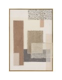 Cuadro Home ESPRIT Marrón Beige Abstracto Urbano 50 x 3 x 70 cm (2 Unidades)
