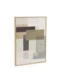 Cuadro Home ESPRIT Marrón Beige Abstracto Urbano 50 x 3 x 70 cm (2 Unidades)