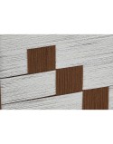 Cuadro Home ESPRIT Blanco Marrón Beige Moderno Urbano 50 x 3 x 50 cm (2 Unidades)