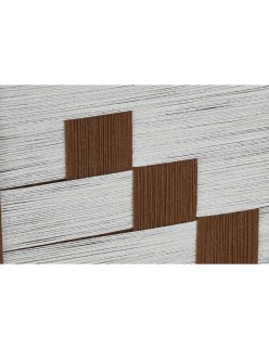 Cuadro Home ESPRIT Blanco Marrón Beige Moderno Urbano 50 x 3 x 50 cm (2 Unidades)