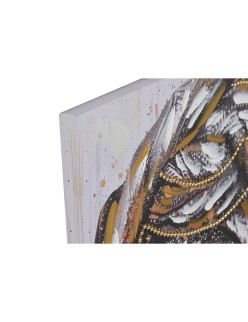Bild Home ESPRIT Schwarz Gold Kolonial Afrikanerin 60 x 3 x 90 cm (2 Stück)