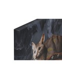 Cuadro Home ESPRIT Gato Loft 60 x 3 x 90 cm (2 Unidades)