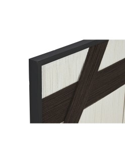 Cuadro Home ESPRIT Blanco Gris oscuro Moderno Urbano 60 x 3 x 90 cm (2 Unidades)