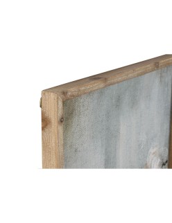 Cuadro Home ESPRIT Azul Blanco Marrón Oriental 200 x 2,5 x 120 cm