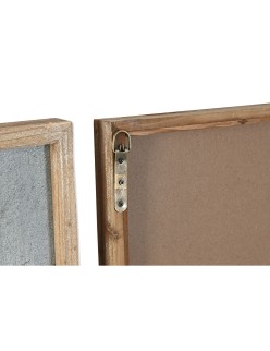 Quadro Home ESPRIT Azzurro Bianco Marrone Orientale 200 x 2,5 x 120 cm