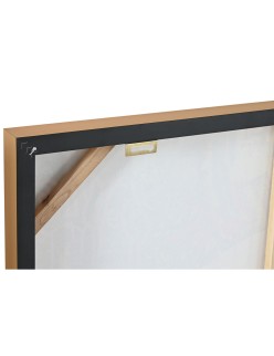 Cuadro Home ESPRIT Negro Moderno chica Lacado 82 x 4 x 82 cm (2 Unidades)