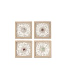 Cuadro Home ESPRIT Blanco Natural Moderno 22 x 2 x 22 cm