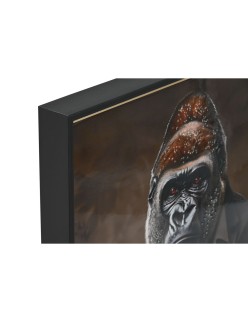 Bild Home ESPRIT Braun Schwarz Gorilla Loft Lackierung 51,5 x 4,5 x 71,5 cm (2 Stück)
