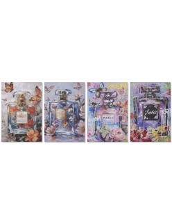 Cuadro Home ESPRIT 60 x 2,5 x 90 cm (4 Unidades)