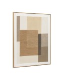 Cuadro Home ESPRIT Marrón Beige Abstracto Urbano 80 x 4,5 x 100 cm (2 Unidades)
