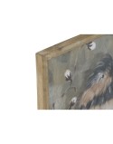 Cuadro Home ESPRIT Verde Pájaros Shabby Chic 50 x 2 x 50 cm (4 Unidades)