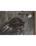 Cadre Home ESPRIT Vert Oiseaux Shabby Chic 50 x 2 x 50 cm (4 Unités)