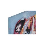 Cuadro Home ESPRIT Moderno Perro 80 x 3 x 80 cm (2 Unidades)