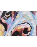 Cadre Home ESPRIT Moderne Chien 80 x 3 x 80 cm (2 Unités)