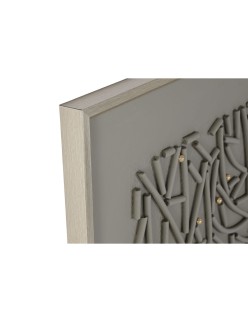 Cuadro Home ESPRIT Blanco Beige Dorado Moderno Urbano 90 x 3,5 x 120 cm (2 Unidades)
