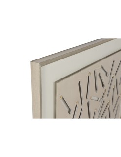 Cuadro Home ESPRIT Verde Beige Dorado Moderno Urbano 90 x 3,5 x 120 cm (2 Unidades)