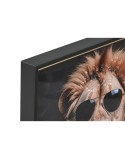 Cuadro Home ESPRIT Amarillo Negro Lacado 50 x 4,5 x 70 cm (2 Unidades)