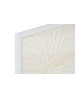 Cuadro Home ESPRIT Blanco Natural Escandinavo 35 x 2 x 35 cm
