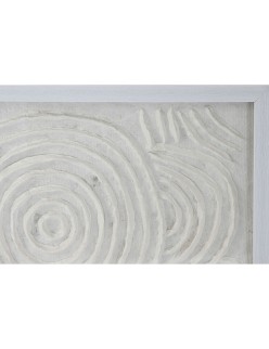 Cuadro Home ESPRIT Blanco Natural Escandinavo 35 x 2 x 35 cm