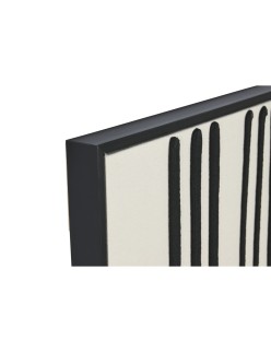 Cuadro Home ESPRIT Blanco Negro Urbano (2 Unidades)