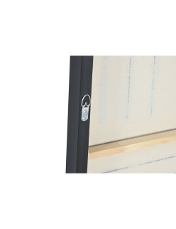 Quadro Home ESPRIT Bianco Nero Città (2 Unità)
