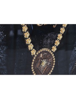 Pintura Home ESPRIT Preto Dourado Moderno Touro Lacado 100 x 4 x 100 cm (2 Unidades)