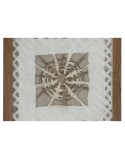 Cuadro Home ESPRIT Blanco Natural Moderno 22 x 2 x 22 cm