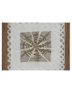 Cuadro Home ESPRIT Blanco Natural Moderno 22 x 2 x 22 cm