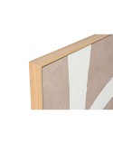 Cuadro Home ESPRIT Blanco Beige Abstracto 103 x 4,3 x 103 cm (2 Unidades)