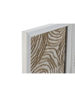 Cuadro Home ESPRIT Blanco Natural Moderno 20 x 2 x 30 cm