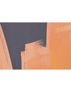 Cuadro Home ESPRIT Azul Naranja Abstracto Urbano 103 x 4,5 x 143 cm (2 Unidades)